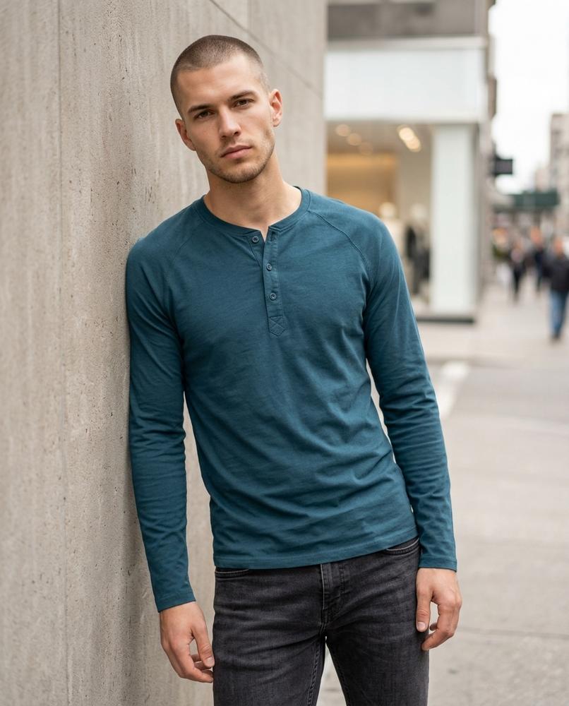 Statement Street - Nunen | Langärmliges Geknöpftes Shirt Herren