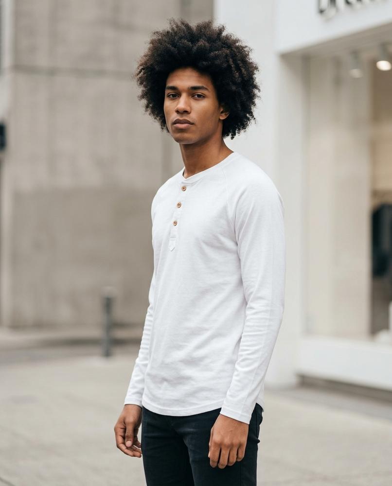 Statement Street - Nunen | Langärmliges Geknöpftes Shirt Herren