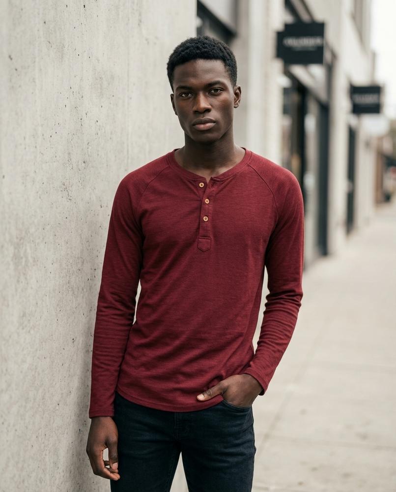 Statement Street - Nunen | Langärmliges Geknöpftes Shirt Herren