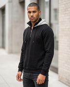Statement Street - Mirar | Reißverschluss Zweifarbiger Hoodie Herren