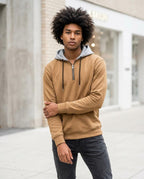 Statement Street - Mirar | Reißverschluss Zweifarbiger Hoodie Herren