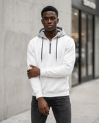 Statement Street - Mirar | Reißverschluss Zweifarbiger Hoodie Herren