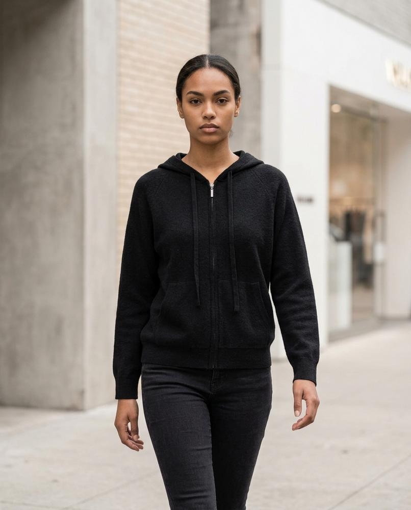 Statement Street - Ciwur | Gestrickter Langärmliger Hoodie Unisex