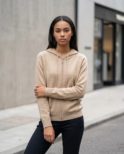 Statement Street - Ciwur | Gestrickter Langärmliger Hoodie Unisex