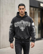 Statement Street - Nelis | Weit Geschnitten Bedruckt Hoodie Unisex