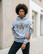 Statement Street - Nelis | Weit Geschnitten Bedruckt Hoodie Unisex