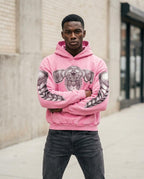 Statement Street - Nelis | Weit Geschnitten Bedruckt Hoodie Unisex