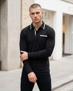 Statement Street - Yaper | Langärmliges Kontrastfarbenes Shirt Herren