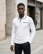Statement Street - Yaper | Langärmliges Kontrastfarbenes Shirt Herren