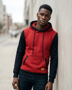 Statement Street - Rudes | Zweifarbiger Schmal Geschnittener Hoodie Herren