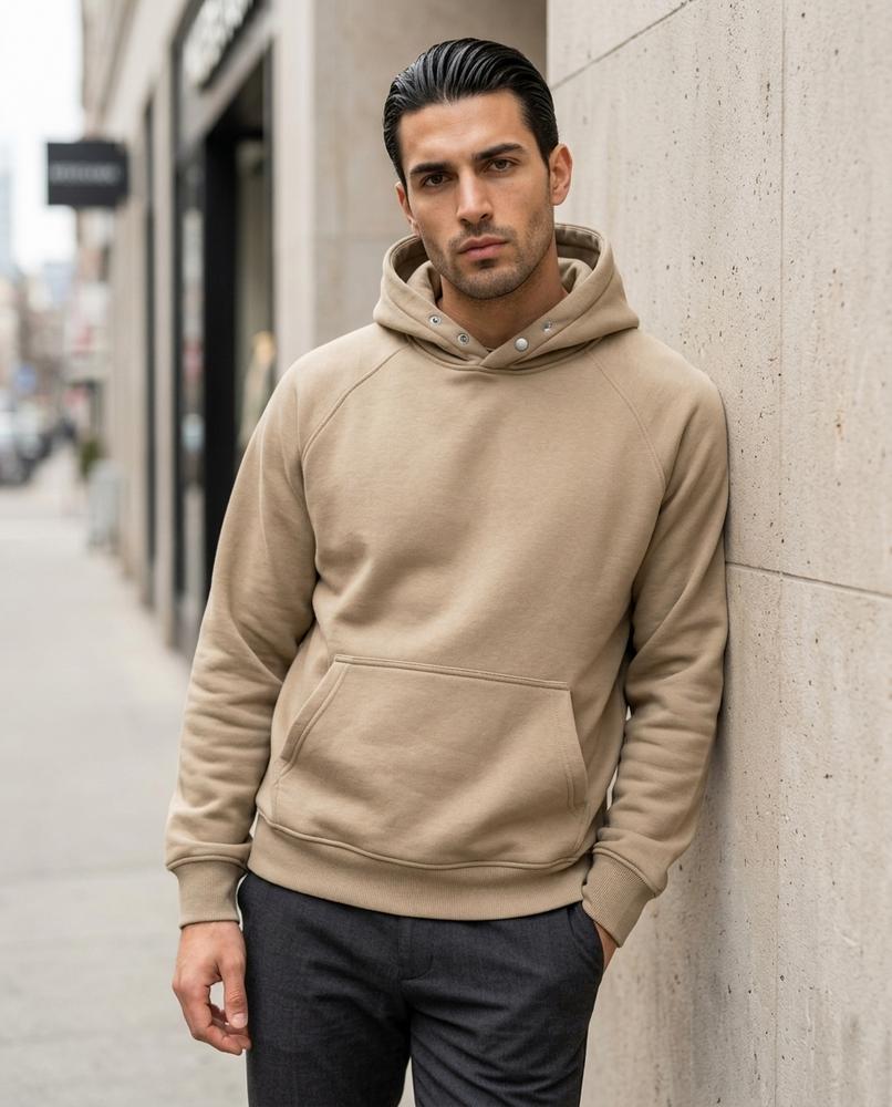 Statement Street - Rabat | Lockerer Geknöpfter Hoodie Herren