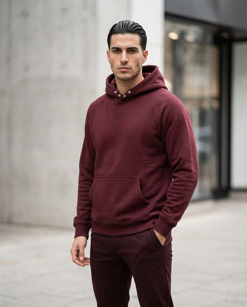 Statement Street - Rabat | Lockerer Geknöpfter Hoodie Herren
