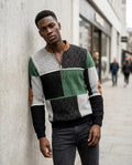 Statement Street - Tokid | Strukturiert Mehrfarbig Pullover Herren