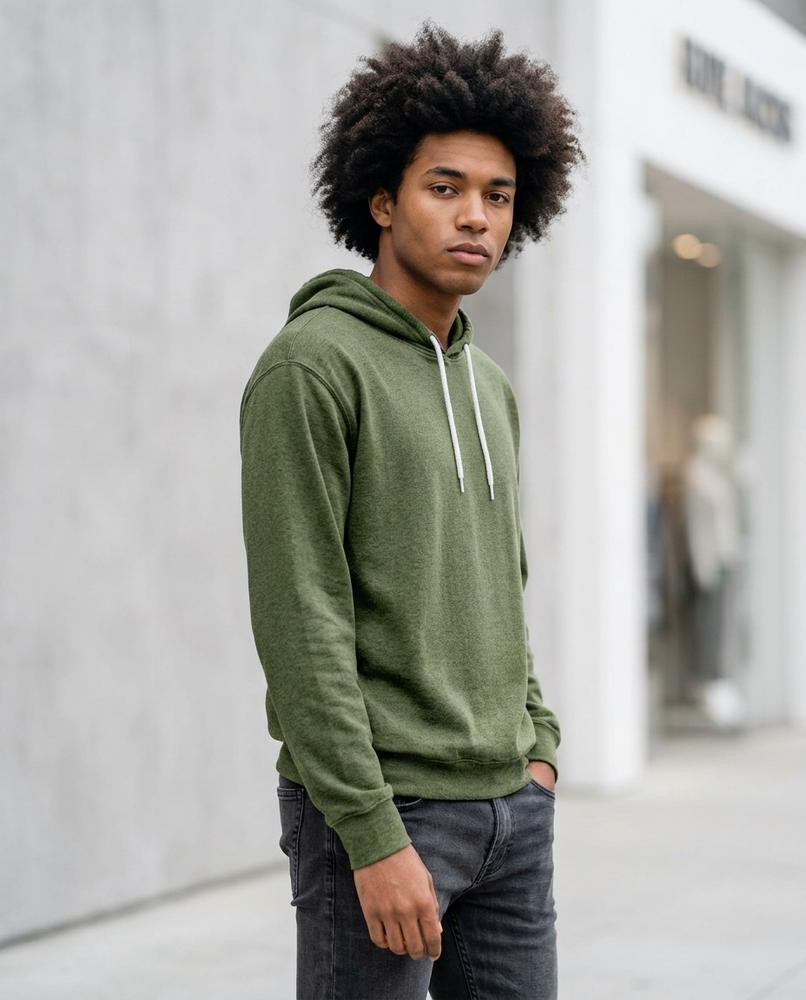 Statement Street - Eibov | Gewaschener Langärmliger Hoodie Unisex