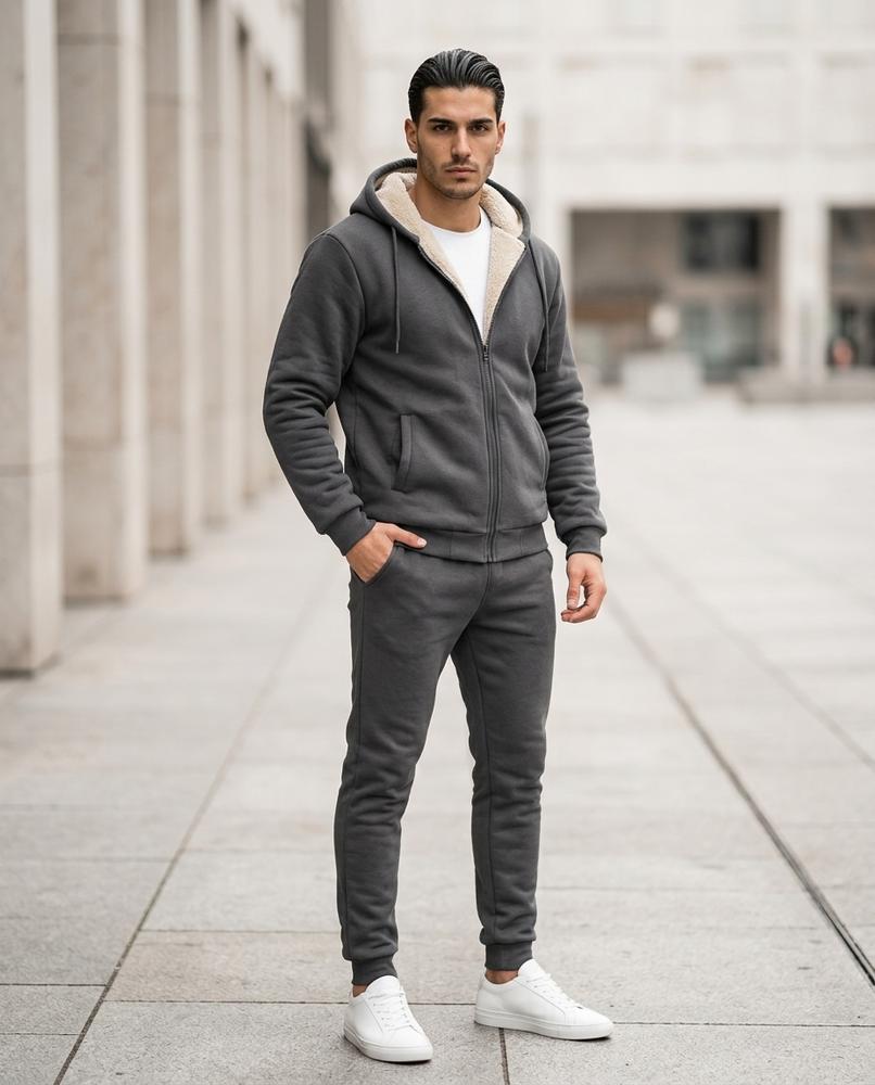 Statement Street - Vorid | Gefütterter Strukturierter Anzug Herren