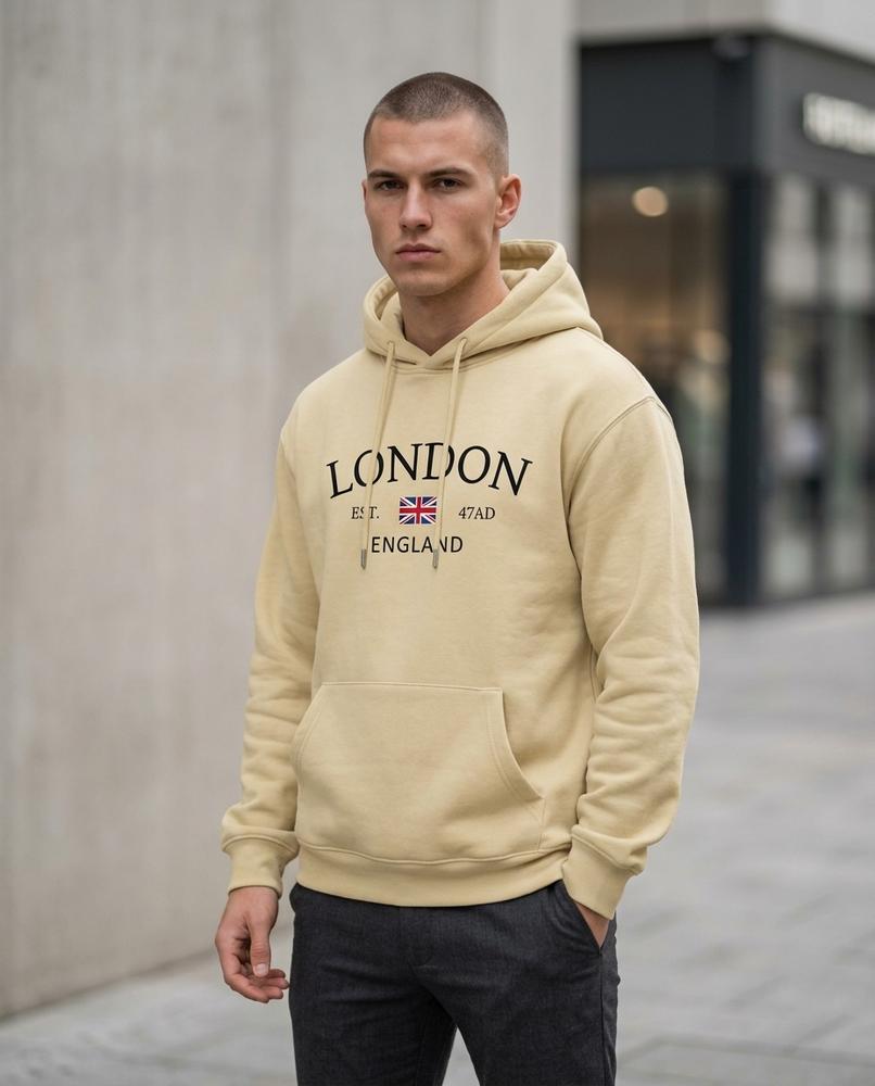 Statement Street - Kelav | Bedruckter Langärmliger Hoodie Herren