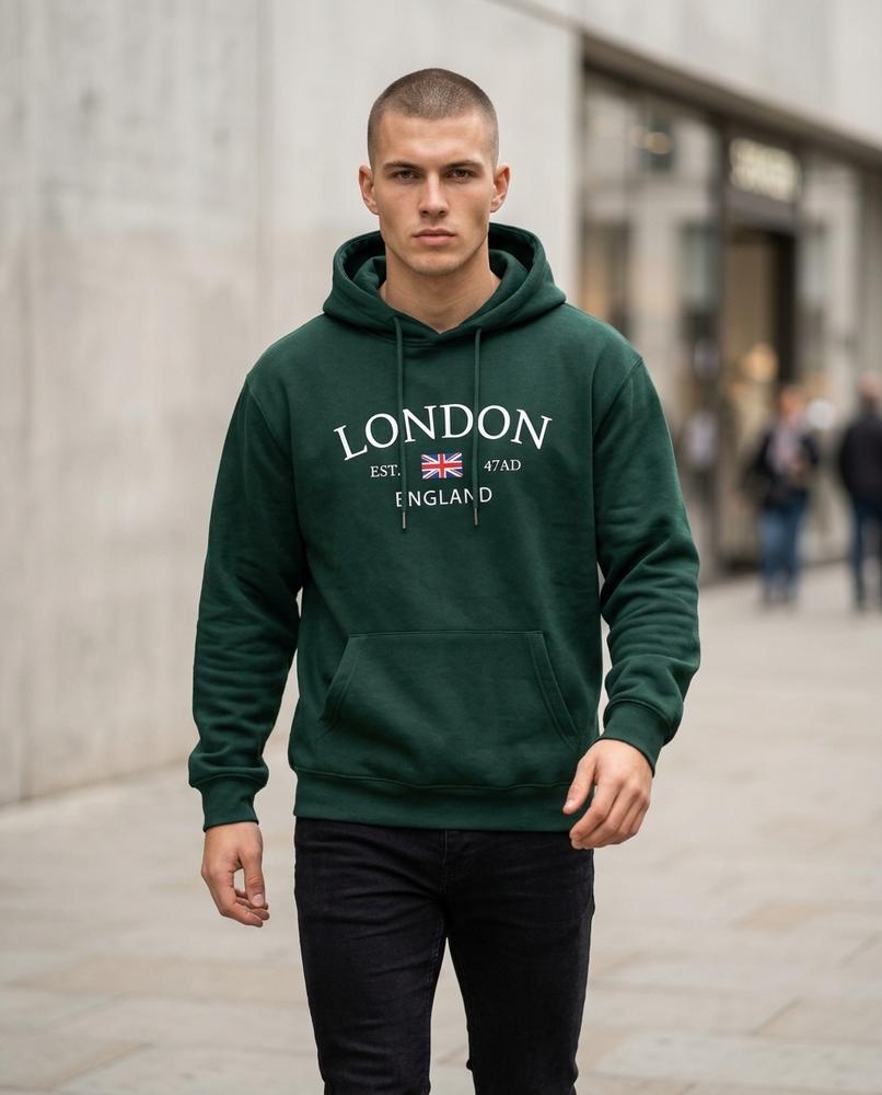 Statement Street - Kelav | Bedruckter Langärmliger Hoodie Herren