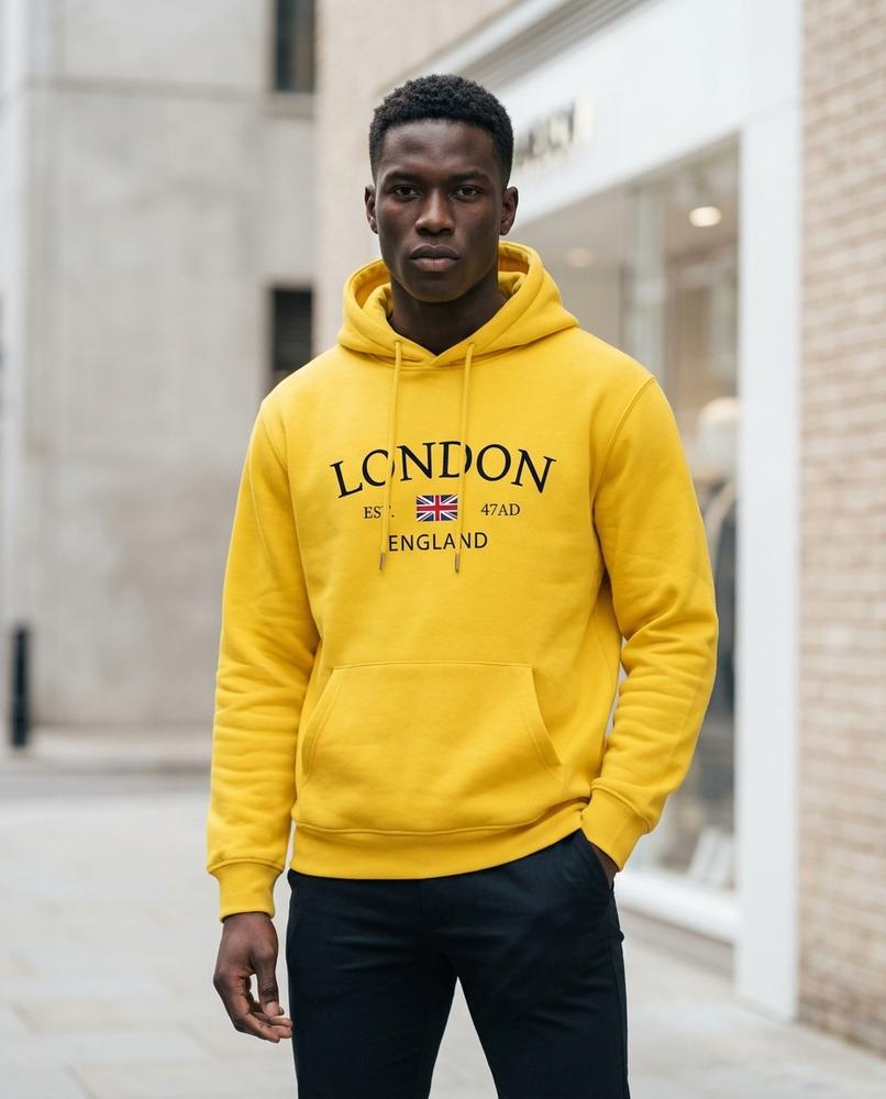 Statement Street - Kelav | Bedruckter Langärmliger Hoodie Herren