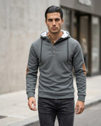 Statement Street - Camem | Strukturierter Geknöpfter Hoodie Herren