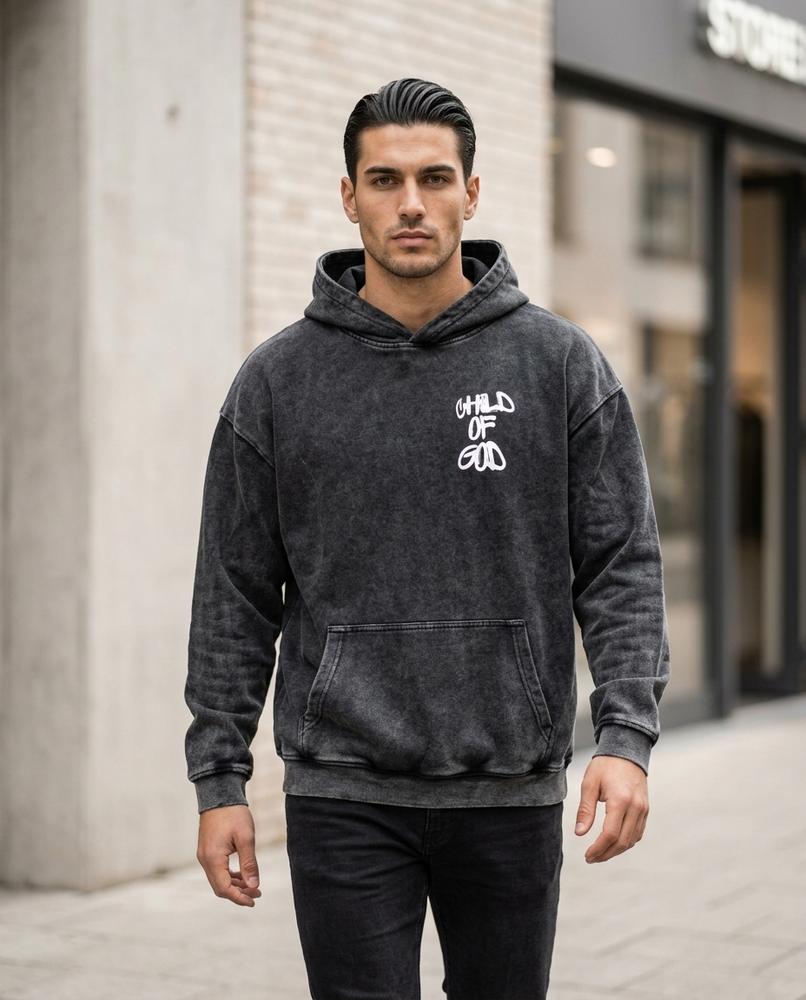 Statement Street - Meman | Gewaschen Oversized Hoodie Unisex
