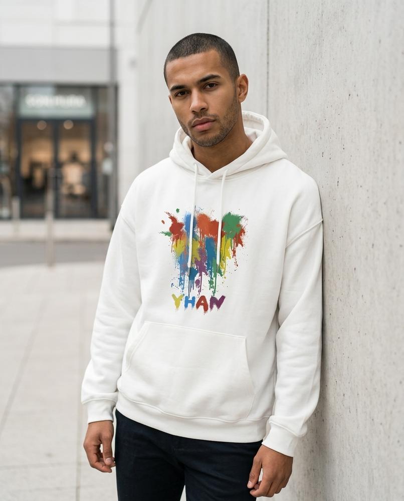 Statement Street - Runim | Oversized Bedruckter Hoodie Herren