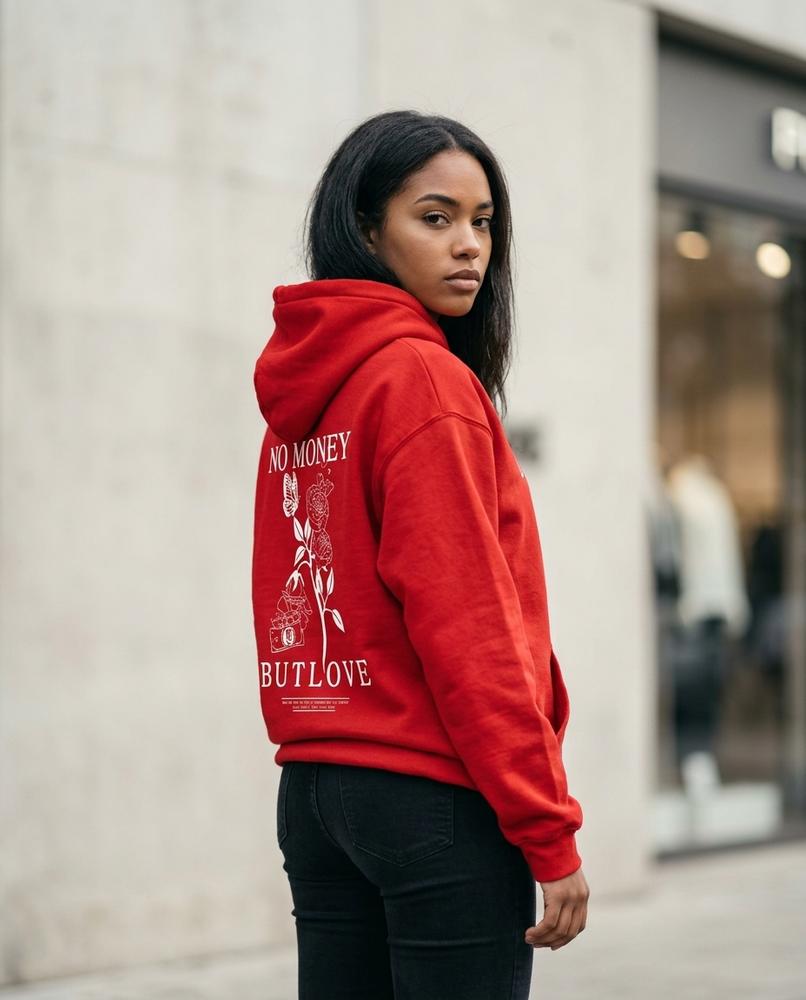 Statement Street - Duses | Bedruckter Langärmliger Hoodie Unisex