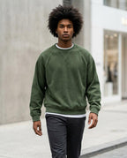 Statement Street - Vepol | Geripptes Raglanärmeliges Sweatshirt Herren