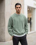 Statement Street - Vepol | Geripptes Raglanärmeliges Sweatshirt Herren