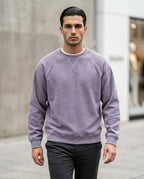 Statement Street - Vepol | Geripptes Raglanärmeliges Sweatshirt Herren