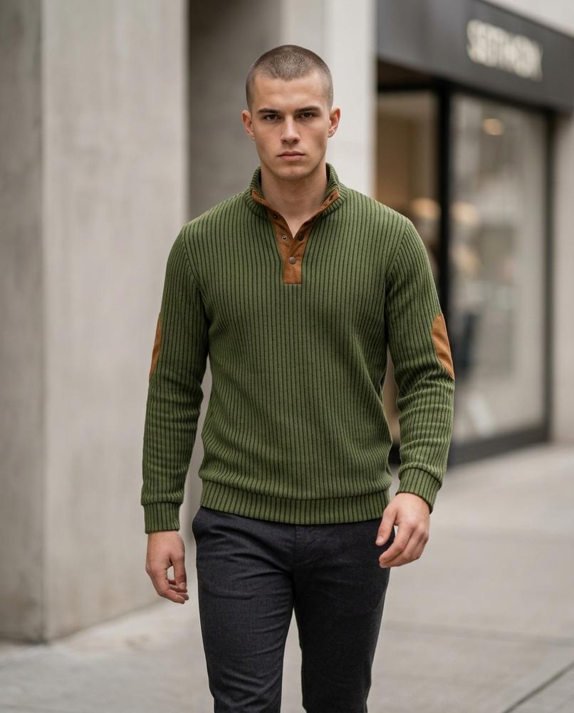 Statement Street - Tupat | Gestreift Gestrickt Pullover Herren