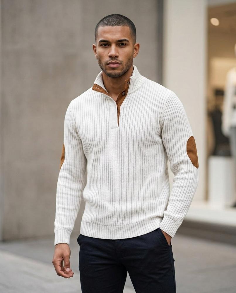 Statement Street - Tupat | Gestreift Gestrickt Pullover Herren