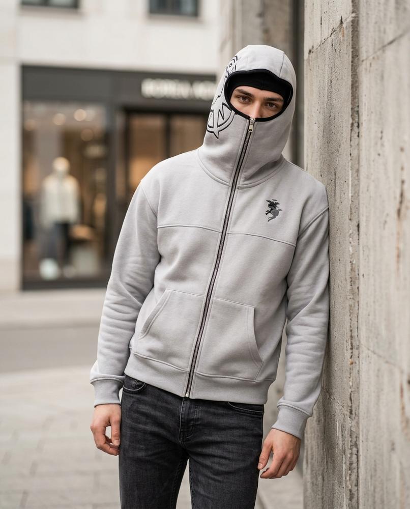 Statement Street - Duvet | Hochschließend Langärmlig Hoodie Unisex
