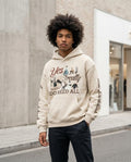 Statement Street - Mawan | Bedruckt Locker Geschnitten Hoodie Unisex