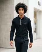 Statement Street - Zizen | Langärmlig Strukturiert Shirt Herren