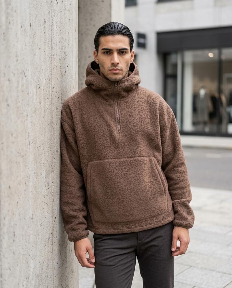 Statement Street - Cotet | Warmer Hochgeschlossener Fleece Pullover Herren