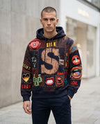 Statement Street - Nibuv | Gepatcht Appliziert Hoodie Unisex