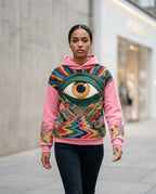 Statement Street - Zilel | Bestickt Mehrfarbig Hoodie Unisex