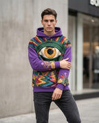 Statement Street - Zilel | Bestickt Mehrfarbig Hoodie Unisex