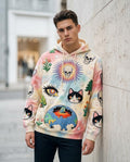 Statement Street - Nizel | Bestickter Locker Geschnittener Hoodie Unisex