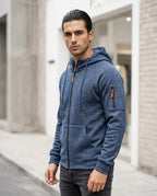 Statement Street - Ciral | Melierter Reißverschluss Hoodie Unisex
