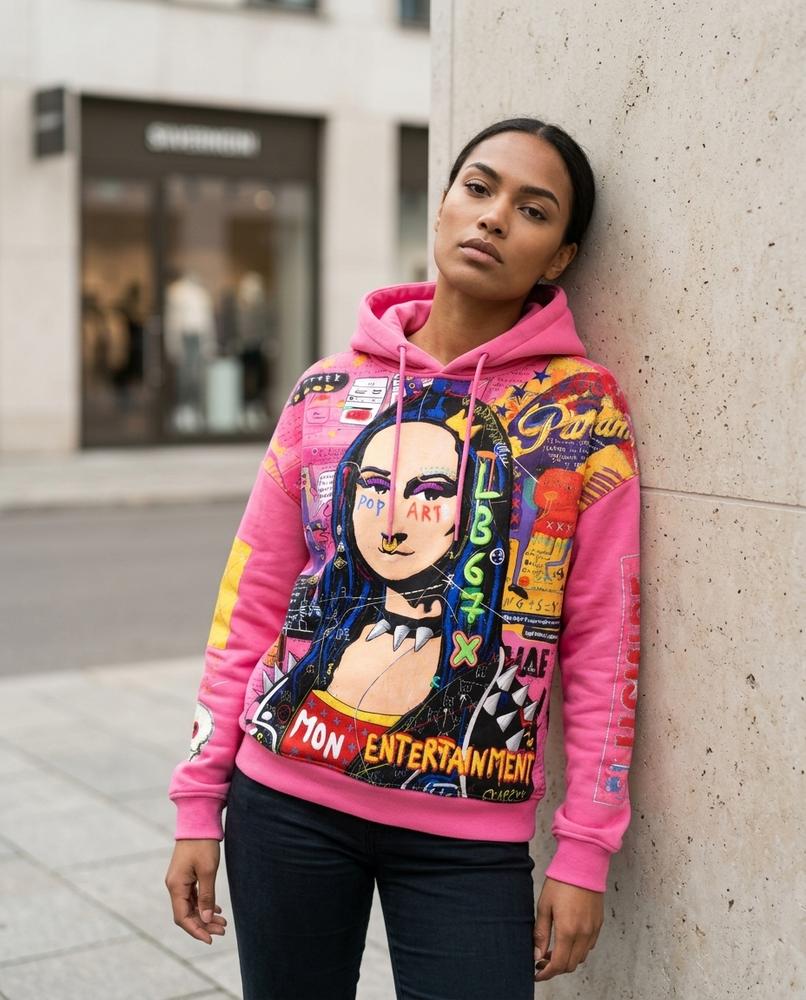 Statement Street - Supas | Appliziert Bestickt Hoodie Unisex