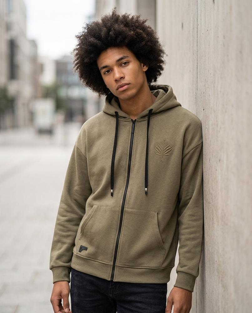 Statement Street - Yugol | Strukturiert Bestickt Hoodie Unisex