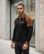 Statement Street - Mirot | Zweifarbig Strukturiert Pullover Herren
