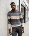 Statement Street - Yugud | Strukturiert Gestreift Pullover Herren