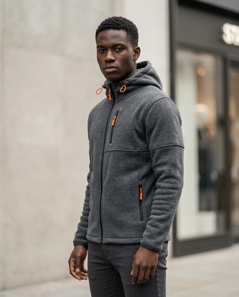 Statement Street - Volor | Gefüttert Gekapuzt Jacke Herren