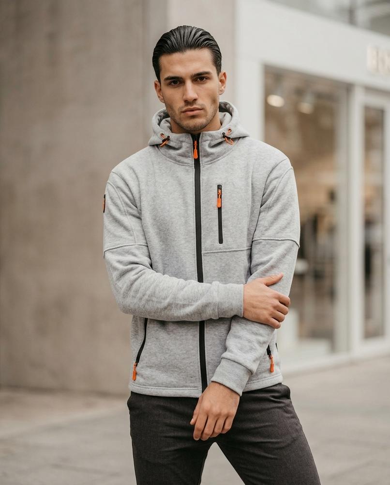 Statement Street - Volor | Gefüttert Gekapuzt Jacke Herren