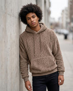 Statement Street - Kanil | Strukturiert Plüschig Hoodie Herren