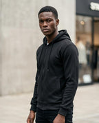 Statement Street - Cenir | Strukturiert Reißverschluss Hoodie Herren