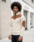 Statement Street - Tetot | Rippgestrickt Kontrastierend Pullover Herren
