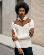 Statement Street - Tetot | Rippgestrickt Kontrastierend Pullover Herren